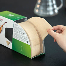 Load image into Gallery viewer, Hario V60 Coffee Filter Papers Size 02 - Brown - (100 Pack Boxed)
