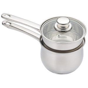 KitchenCraft Stainless Steel Porringer - 16cm