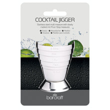 Load image into Gallery viewer, BarCraft Stainless Steel Cocktail Jigger
