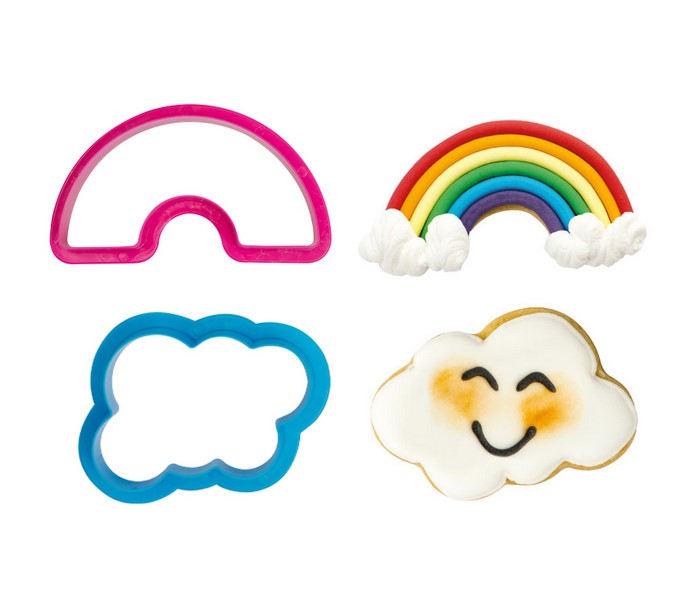 Decora Cookie Cutter Set - Rainbow and Cloud
