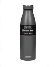 Load image into Gallery viewer, Sistema Stainless Steel Bottle 500ml - Assorted colours
