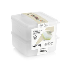 Load image into Gallery viewer, Lekue Silicone Freezer Food Container - Small Set of 2
