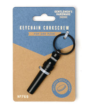 Load image into Gallery viewer, Gentlemens's Hardware Mini Keychain Corkscrew

