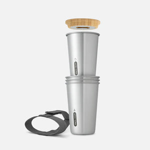 Black & Blum Stainless Steel Picnic Cup Set of 4 - 500ml