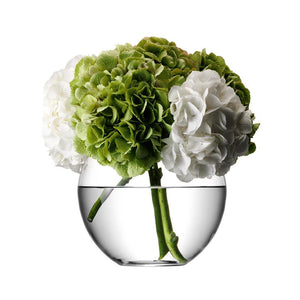 LSA Flower Round Bouquet Vase - Clear (22cm)