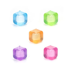 Kikkerland Coloured Reusable Ice Cubes - Pack of 30