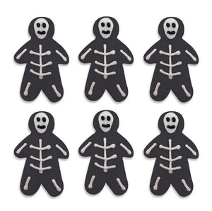 Anniversary House Sugar Decorations - Halloween Spooky Skeletons
