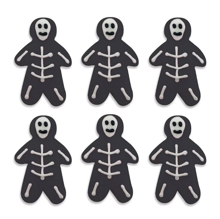Anniversary House Sugar Decorations - Halloween Spooky Skeletons