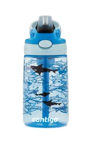 Contigo Easy Clean Water Bottle 420ml - Blue Sharks