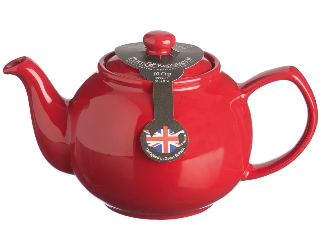 Price & Kensington Teapot - 10 Cup, Red