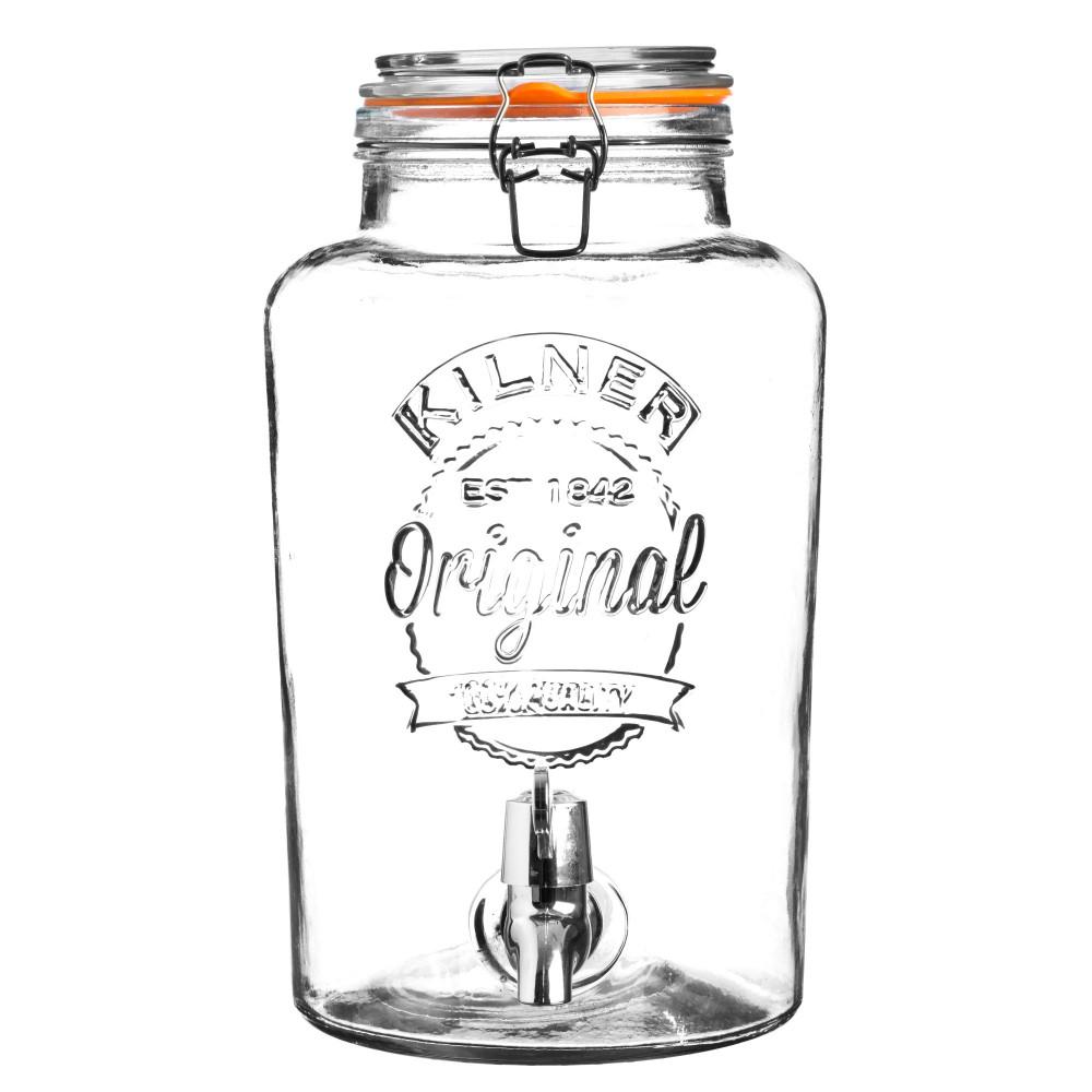 Kilner Clip Top Drinks Dispenser - Round, 8 Litre