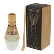 Load image into Gallery viewer, Rex London Handmade matcha Whisk and Stand Set
