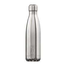 Load image into Gallery viewer, Chilly&#39;s 500ml Bottle - Stainless Steel
