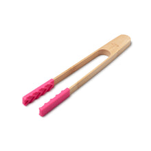 Load image into Gallery viewer, Zeal Bamboo and Silicone Kitchen Tongs - 25cm
