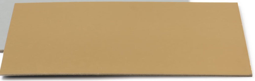 Decora Rectangular Cake Card - Gold & Silver 35x25cm
