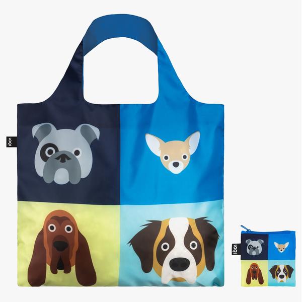 LOQI Stephen Cheetham Dogs Recycled Bag