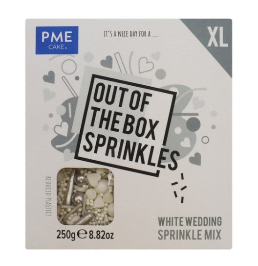 PME Out Of The Box Sprinkle Mix - White Wedding 250g