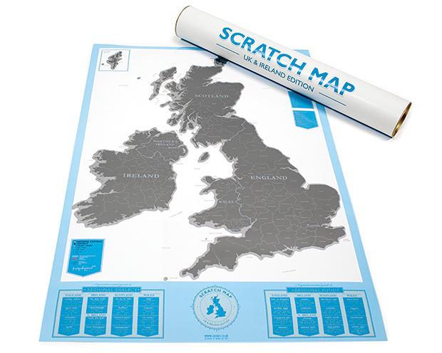 Scratch Map - UK Edition