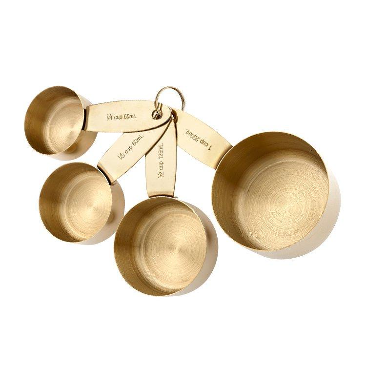 Ladelle Lawson Measuring Cups - Gold