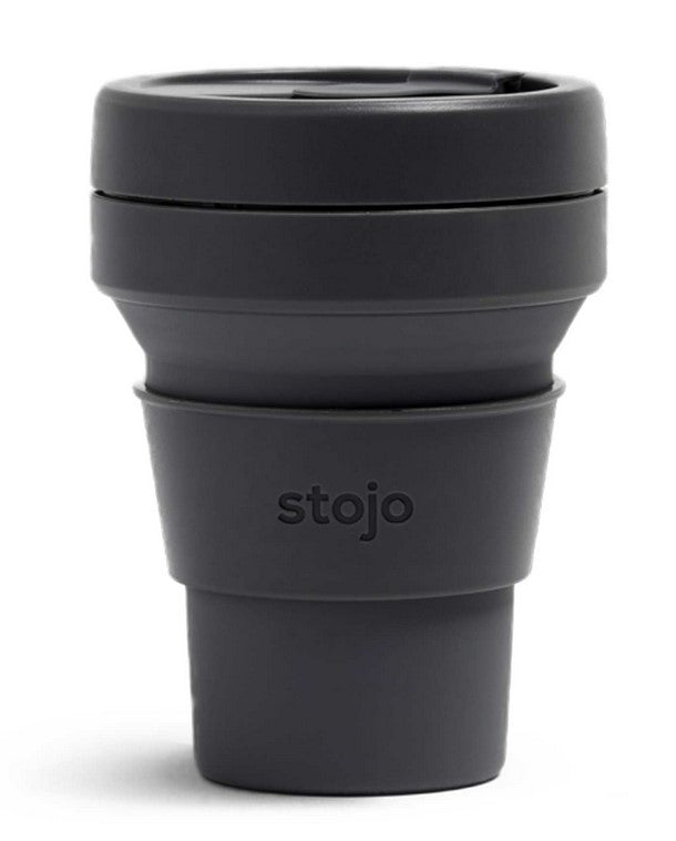 Stojo Collapsible Mug 12oz - Carbon