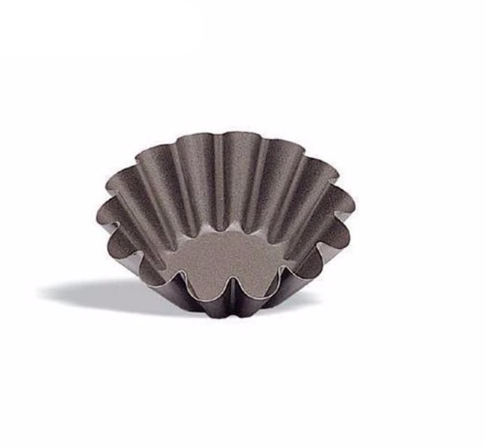 Pujadas  Brioche Mould  10 Wide Ribs - 8cm