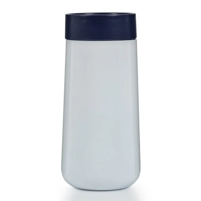 Lund Travel Mug 240ml - Indigo & White