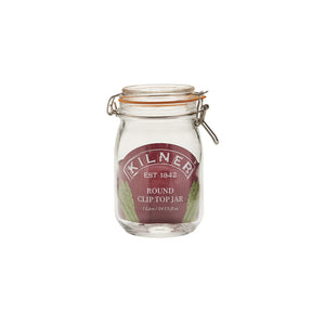 Kilner Clip Top Jar - Round, 1 Litre