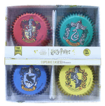 Load image into Gallery viewer, PME Harry Potter Foil-lined Cupcake Cases, Hogwarts Houses
