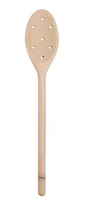 T&G Wooden Spoon with Holes - 30cm