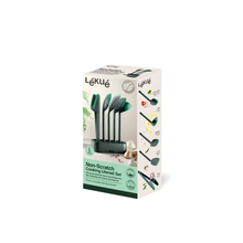 Load image into Gallery viewer, Lekue Jade Silicone Essential Cooking Tool Set
