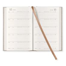 Load image into Gallery viewer, PS Five Year DIARY Pocket Rough Linen
