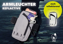 Load image into Gallery viewer, Arm bag, 2 zipped compartments, reflective
