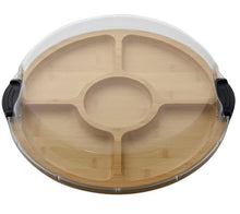 Load image into Gallery viewer, Farberware Build-a-Board Bamboo Divided Serving Board
