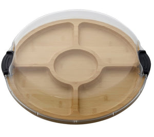 Farberware Build-a-Board Bamboo Divided Serving Board