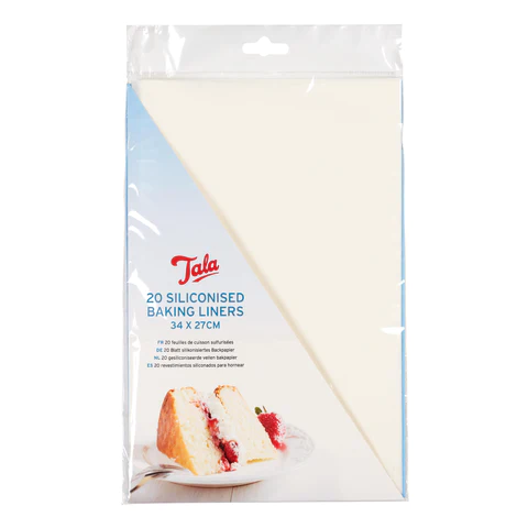 Tala 20 Siliconised Baking Liners