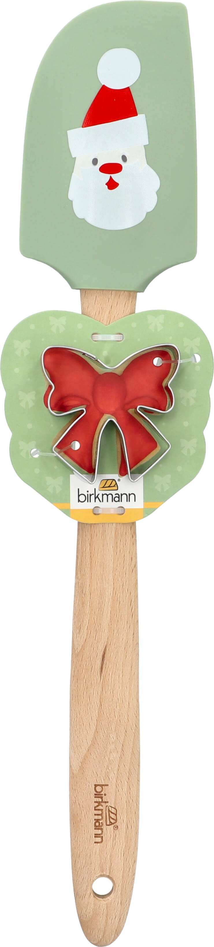 Birkmann Christmas Dough Scraper & Cookie Cutter - Bow