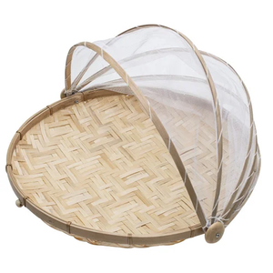 Ladelle Bamboo Woven Collapsible Food Cover