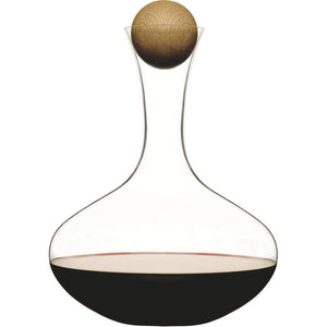 Sagaform Red Wine Carafe with Oak Stopper