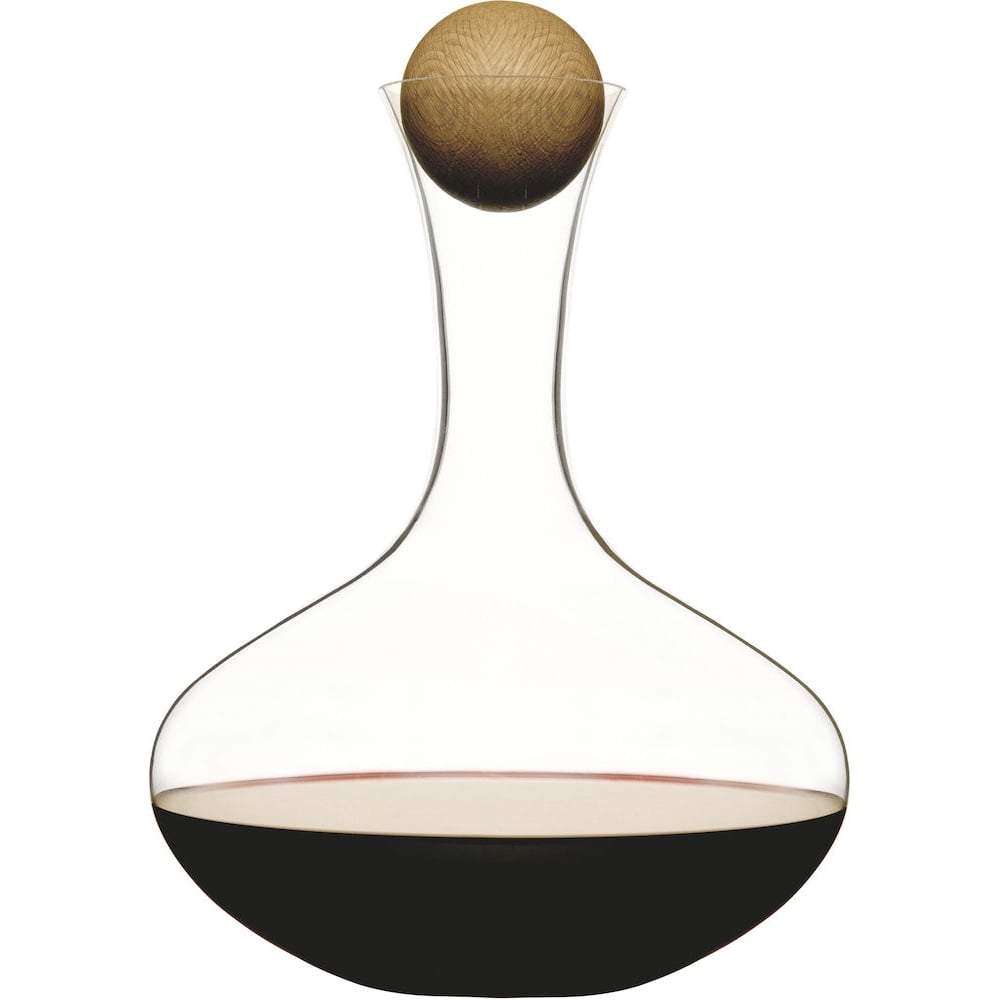 Sagaform Red Wine Carafe with Oak Stopper