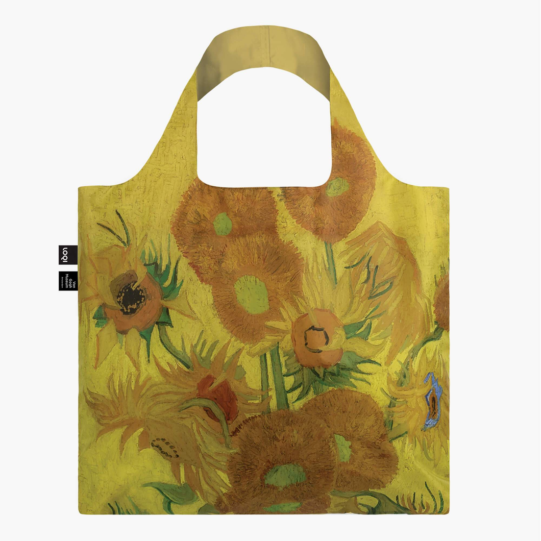 LOQI Vincent Van Gogh Sunflowers Recycled Bag