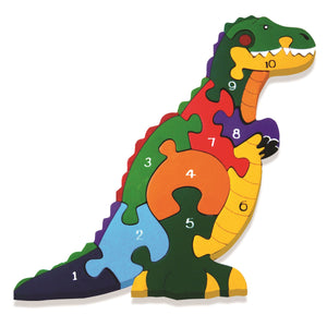 Alphabet Jigsaw - Number T-Rex