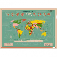 Load image into Gallery viewer, Rex Gift Wrap - Vintage World Map
