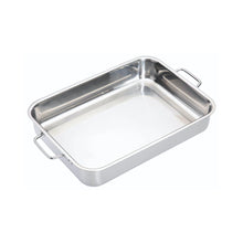 Load image into Gallery viewer, MasterClass Stainless Steel Heavy Duty Roasting Pan - 37cm

