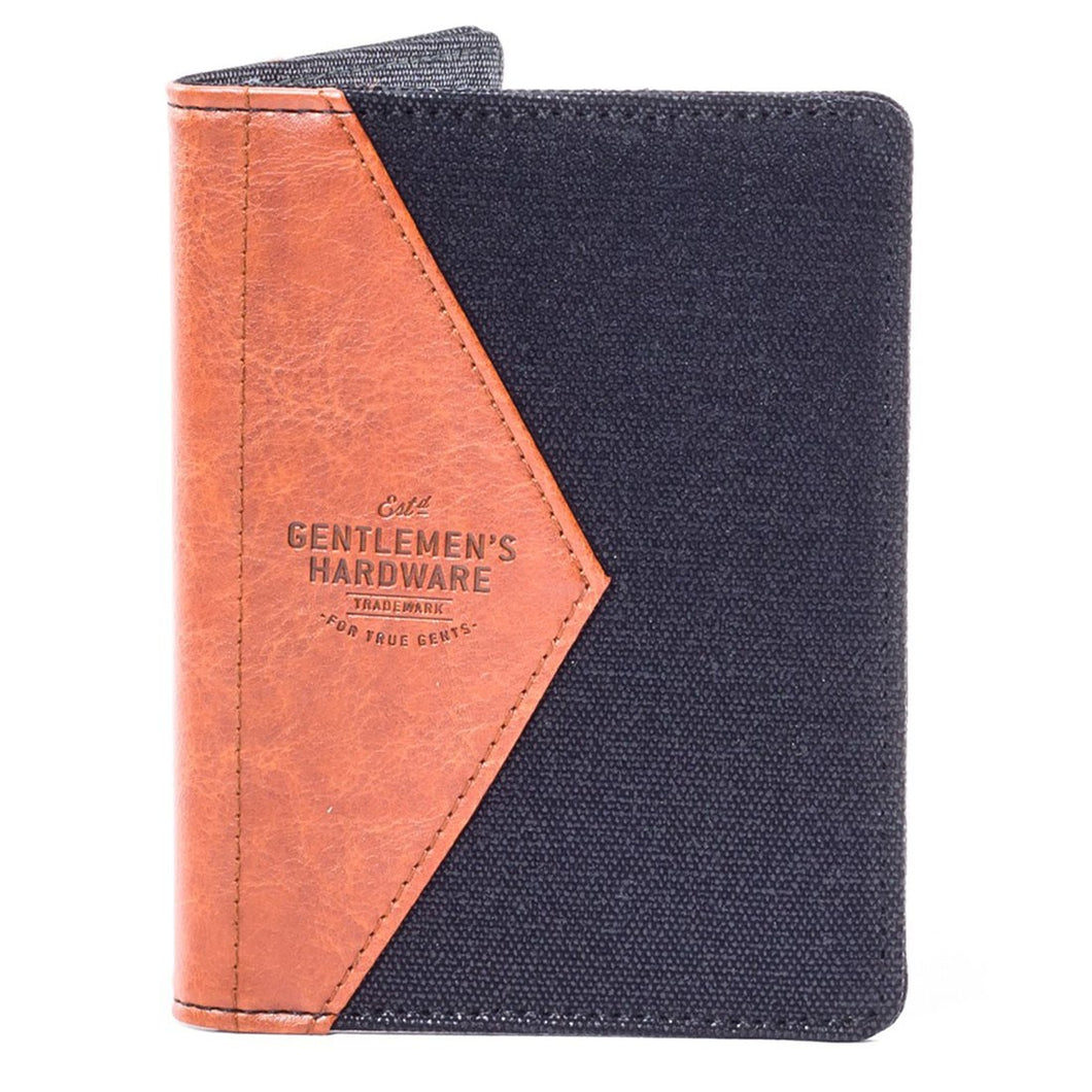 Travel Wallet Black and Grey