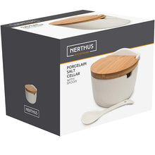 Load image into Gallery viewer, Nerthus Porcelain Salt Cellar
