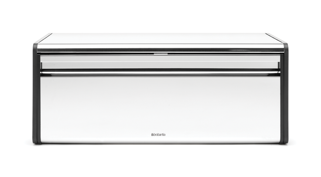 Brabantia Fall Front Bread Bin -  Brilliant Steel