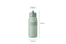 Load image into Gallery viewer, Mepal Sports Bottle Ellipse 500ml Nordic Sage
