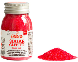 Decora Glitter Sugar - Red