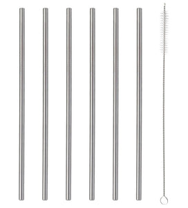 Viners Stainless Steel Drinking Straws - Long