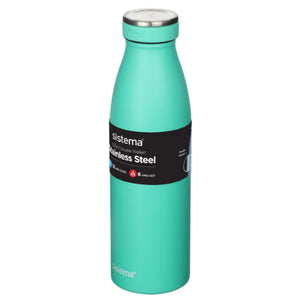 Sistema Stainless Steel Bottle 500ml - Assorted colours